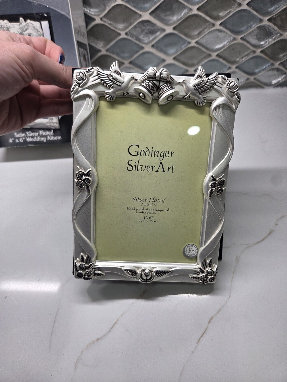 Vintage Godinger Silver Plated Wedding Album 4x6